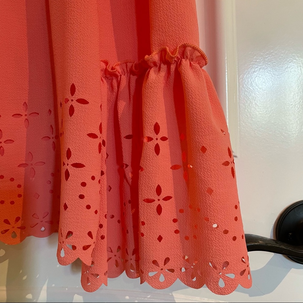 Kay Celine Coral Off the Shoulder Top (OS) - Picture 5 of 11